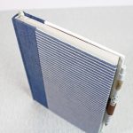 Fehér - farmer csíkos sima notesz