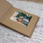 Natúr - kék csíkos fotóalbum 