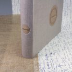 Natúr bézs /világosszürke lenvászon fotóalbum