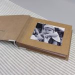 Natúr len - apró pöttyös fotóalbum 