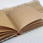 Kék halszálkamintás fotóalbum 