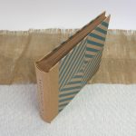 Kék halszálkamintás fotóalbum 