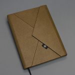 A/5 zöldesbarna - levendula virágmintás boríték napló cserélhető belívvel 