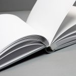 Szürke-fehér vászon fotóalbum