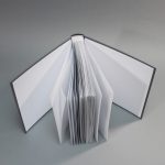 Szürke-fehér vászon fotóalbum