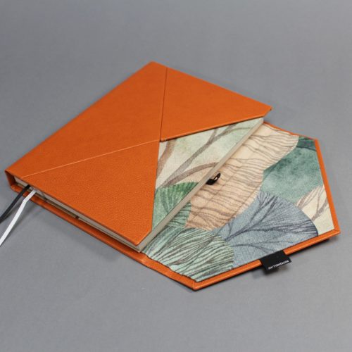 A/5 rozsdanarancs - famintás boríték napló cserélhető belívvel 