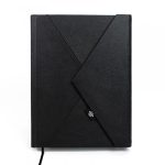 A/5 fekete -fehér csíkos - szürke boríték napló cserélhető belívvel 