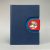 A/5 sötétkék - piros napló cserélhető belívvel