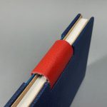 A/5 sötétkék - piros napló cserélhető belívvel