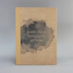 ECO ponthálós notesz - szürke akvarell