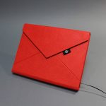 A/5 piros - fekete -fehér pöttyös - boríték napló cserélhető belívvel 