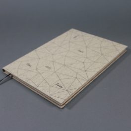 Projekt napló - natúr vászon - hálómintás