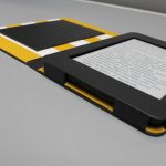 Egyedi e-book olvasó tok - 01 - műbőr és vászon - választható színekkel