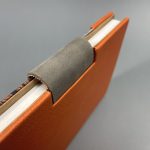 A/5 narancs-virágmintás napló cserélhető belívvel