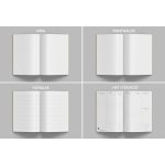 A/5 narancs-virágmintás napló cserélhető belívvel