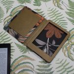 Egyedi e-book olvasó tok - 01 - műbőr és vászon - választható színekkel (2)