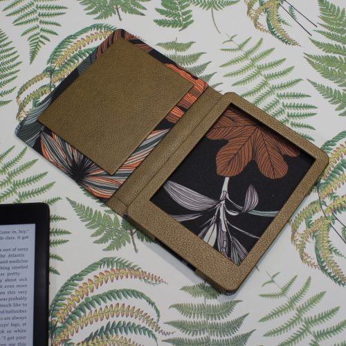 Egyedi e-book olvasó tok - 01 - műbőr és vászon - választható színekkel (2)