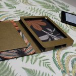 Egyedi e-book olvasó tok - 01 - műbőr és vászon - választható színekkel (2)