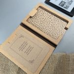 Egyedi e-book olvasó tok - 03 - papír és valódi bőr