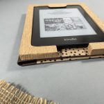 Egyedi e-book olvasó tok - 03 - papír és valódi bőr