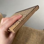 Egyedi e-book olvasó tok - 03 - papír és valódi bőr