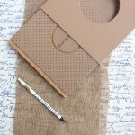 ECO natúr - apró pöttyös napló / vendégkönyv védőtokkal