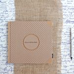 ECO natúr - apró pöttyös napló / vendégkönyv védőtokkal