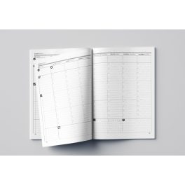 A/5 dátum nélküli heti tervező belív (200)