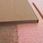 ECO natúr - pink - lila nagy pöttyös napló / vendégkönyv védőtokkal