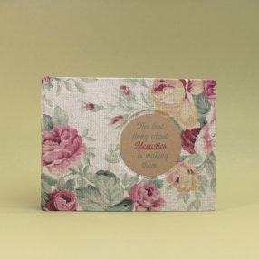 21x17 cm - 30 lap - Natúr virágmintás fotóalbum