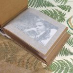 Natúr len - virágmintás fotóalbum 