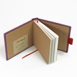 Lila-piros zsebnotesz