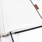 Szürke tweed vonalas notesz