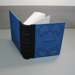 Fekete farmer - kék vászon fotóalbum