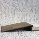 Grafitszürke lenvászon fotóalbum - 22x17 cm