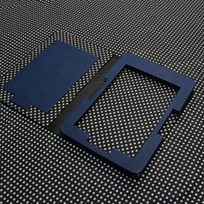   Egyedi e-book olvasó tok - 01 - műbőr és vászon - választható színekkel (4)