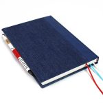 Farmer - kék csíkos dátum nélküli heti tervező