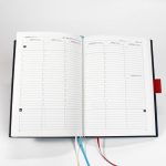 Farmer - kék csíkos dátum nélküli heti tervező