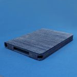 Egyedi e-book olvasó tok - 01 - műbőr és vászon - választható színekkel (3)