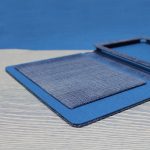 Egyedi e-book olvasó tok - 01 - műbőr és vászon - választható színekkel (3)