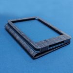 Egyedi e-book olvasó tok - 01 - műbőr és vászon - választható színekkel (3)