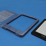 Egyedi e-book olvasó tok - 01 - műbőr és vászon - választható színekkel (3)