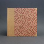 Natúr - pink levélmintás fotóalbum 