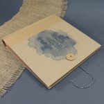 Szürke akvarell fotóalbum 